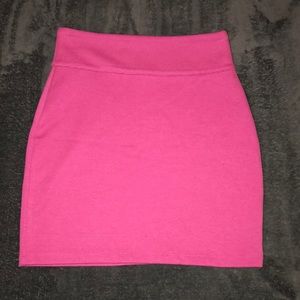 Pink Mini Skirt